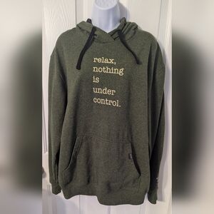 ReCover Brand Women's Green hoodie Sz: XL